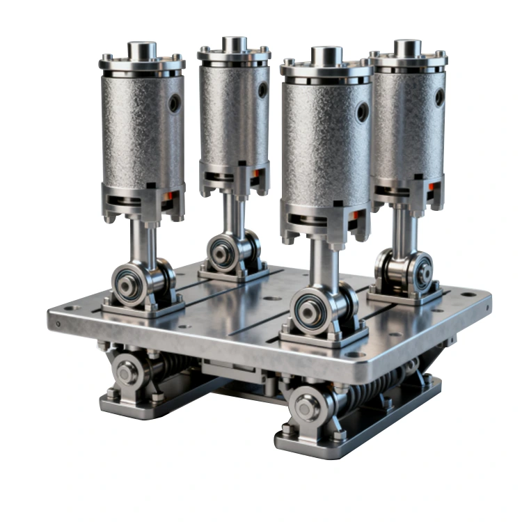 4気筒ロッド型振動機構