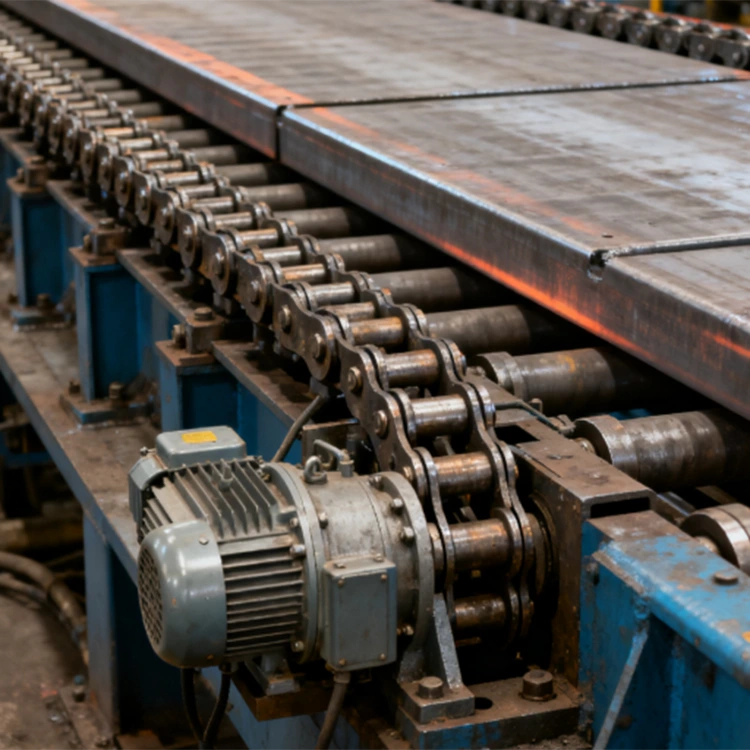 搬送用チェーン式コールドベッド